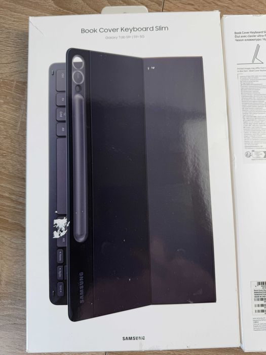 Чохол-клавіатура Samsung Tab S9+ Keyboard Slim Black EF-DX810 EF-DX815