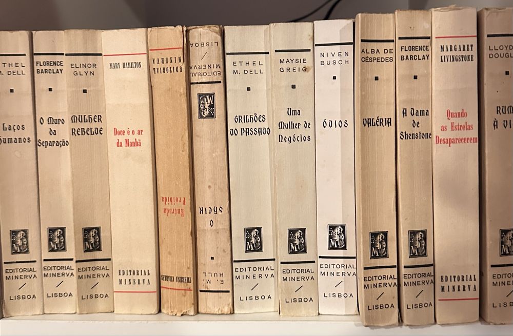 Antigos Livros da editorial minerva - muitos a escolher