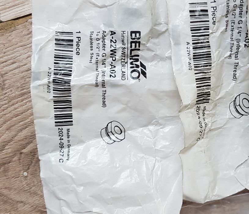 Belimo 22WP 136 czujnik ciśnienia cieczy