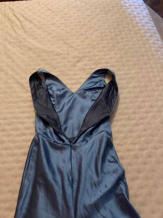 Vestido azul sereia