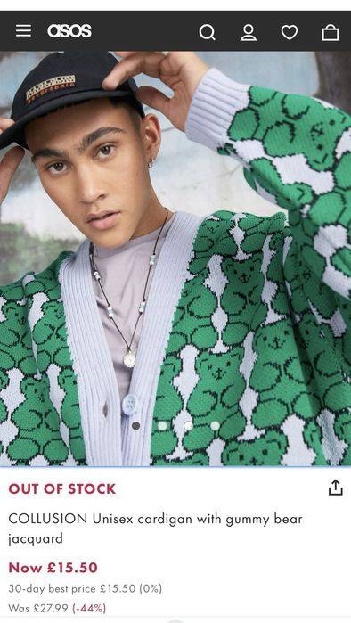 Кардиган ASOS Оригінал Унісекс