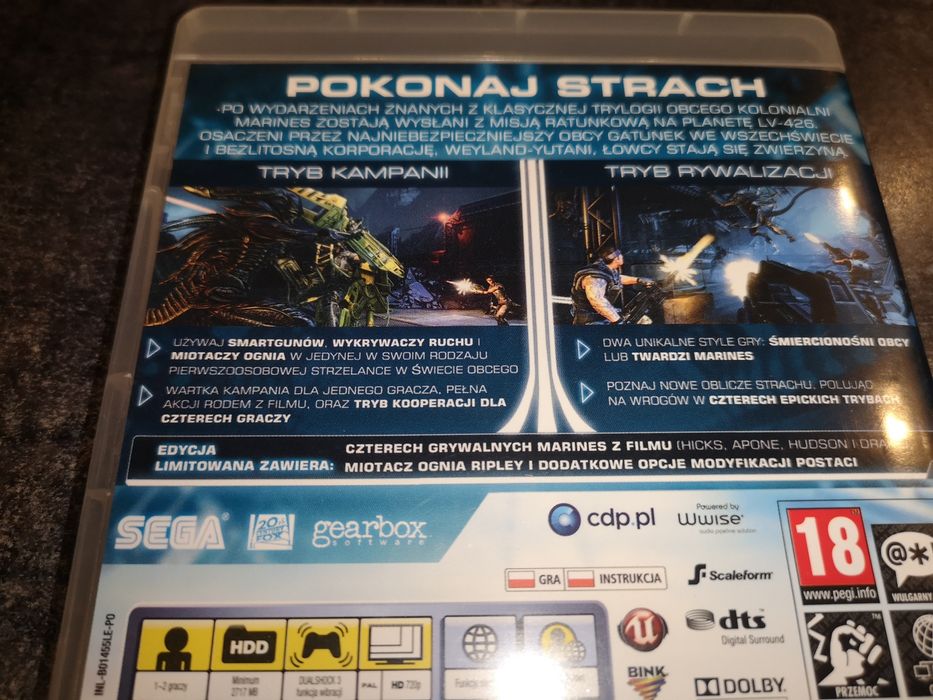 Aliens Colonial Marines PS3 gra PL (możliwość wymiany) sklep Ursus