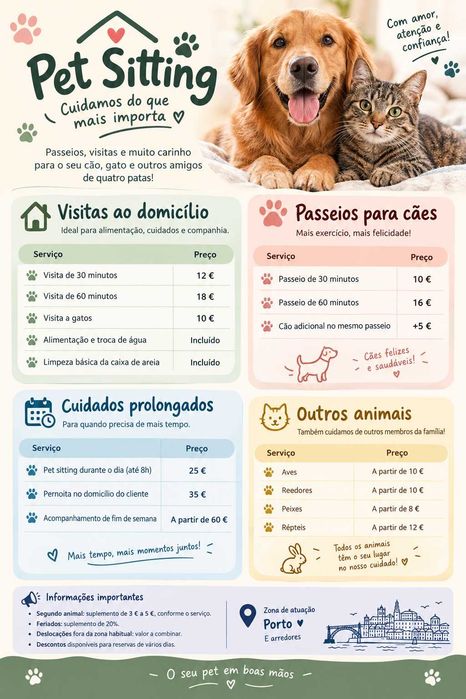 Petsitting ao Domicílio Patasandcompanhia