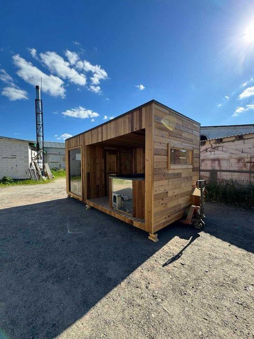 ВИРОБНИК! Продаж бань, чанів та джакузі! Купелі!Баня з чаном на дровах