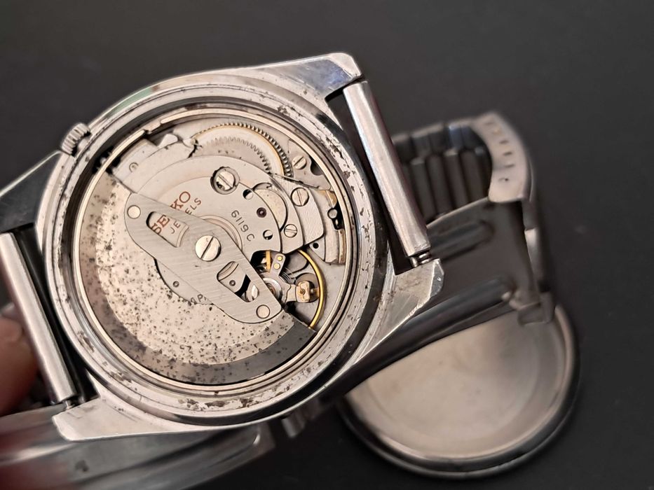 seiko 5 automático 6119-8093 relógio