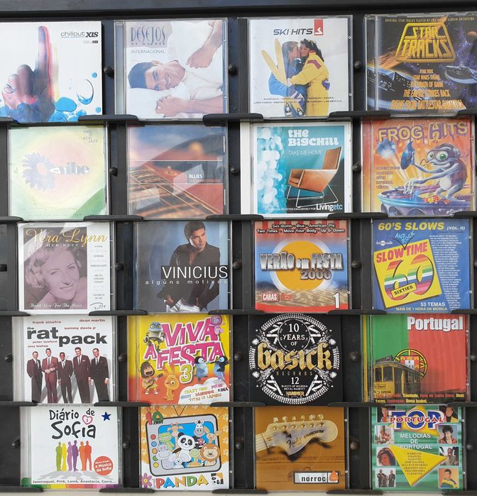 cds a mini preço 3 por 10€ com portes grátis