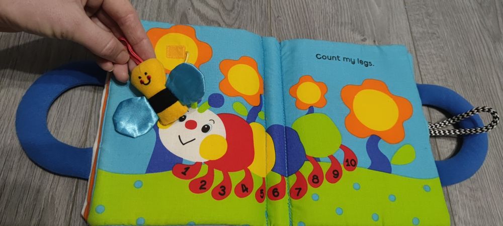 Іграшки для малюків, м'яка книжка, книжечка для найменших