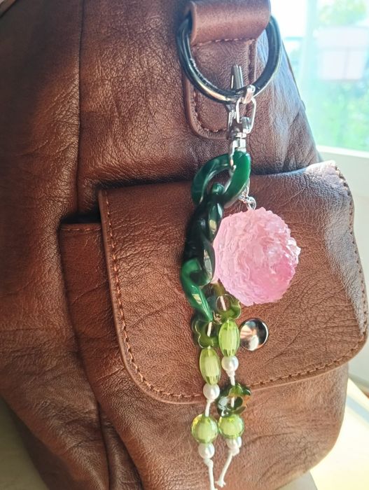 Bag charm artesanal FLOR
