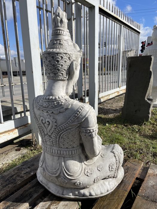 BUDDA Rzeźba Betonowa Figura Ogrodowa Fontanna Donica Kamień Ogrodowy