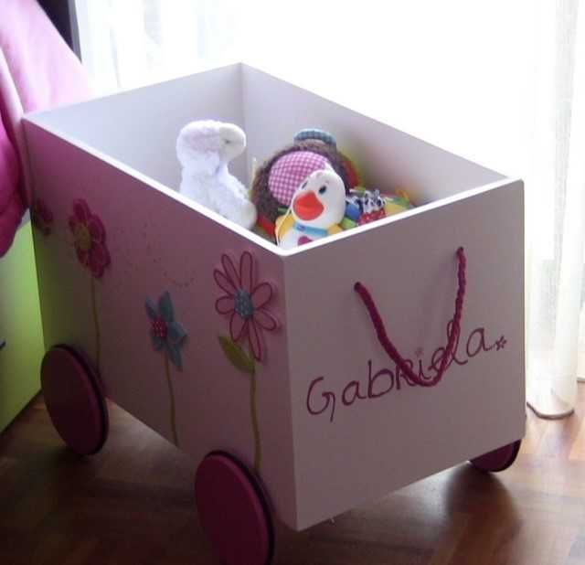 Caixa de Brinquedos de bébé (menina)
