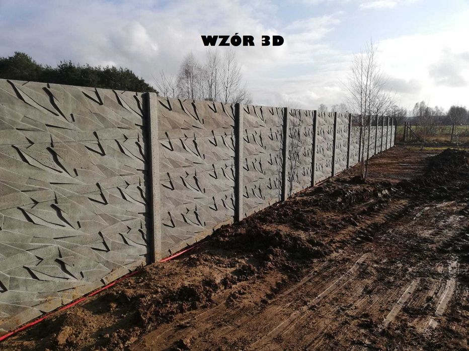 Ogrodzenia betonowe. Producent