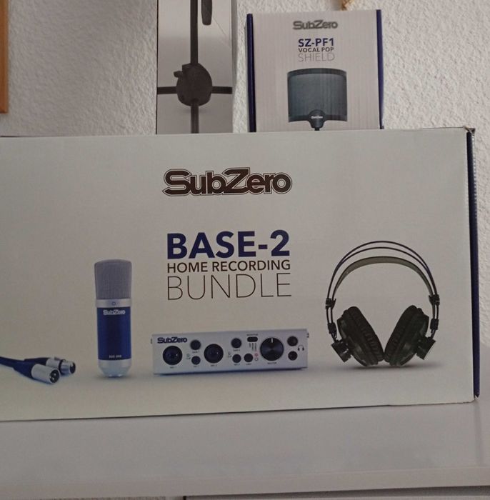 SubZero BASE-2 Pacote de Gravação Vocal em Casa