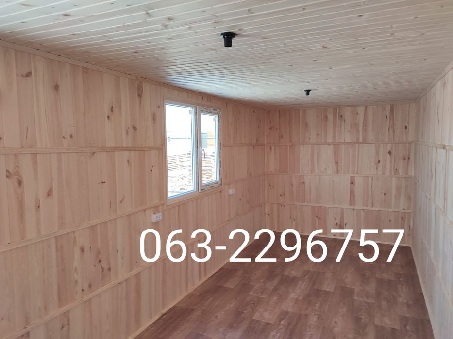 Вагончики, побутівки, дачні будиночки, пости охорони.