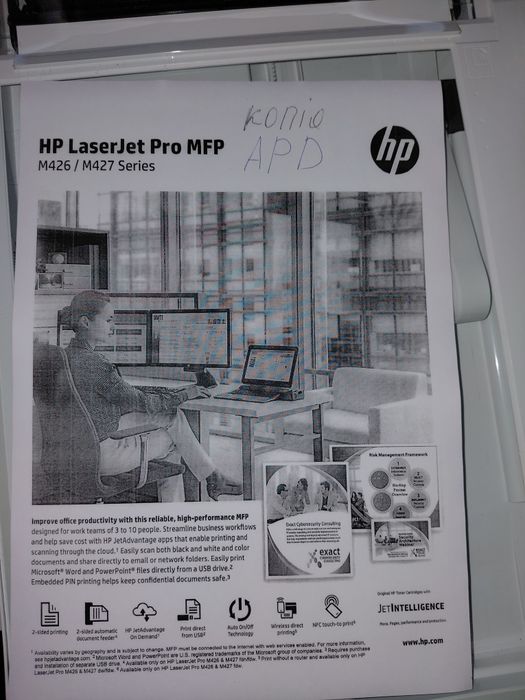 БФП HP LaserJet Pro M426fdn + 2 картриджі