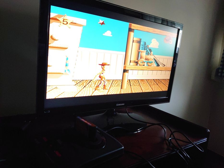 Sega Mega Drive + jogos e caixas