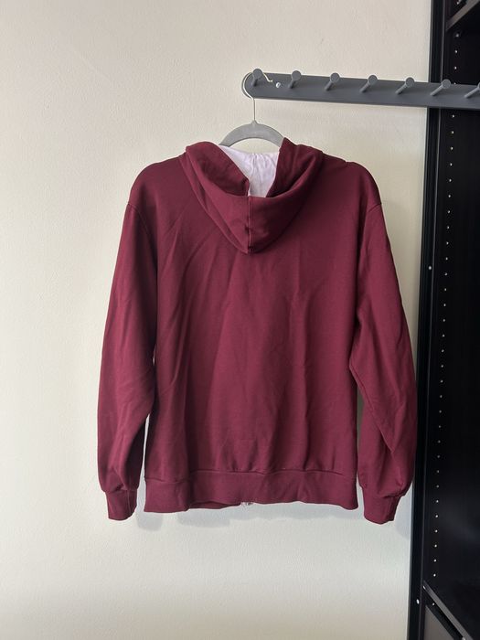 Casaco de fato de treino vermelho bordo Adidaa