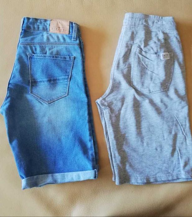 Calçao de ganga 12 anos Tiffosi + oferta calça desporto malha
