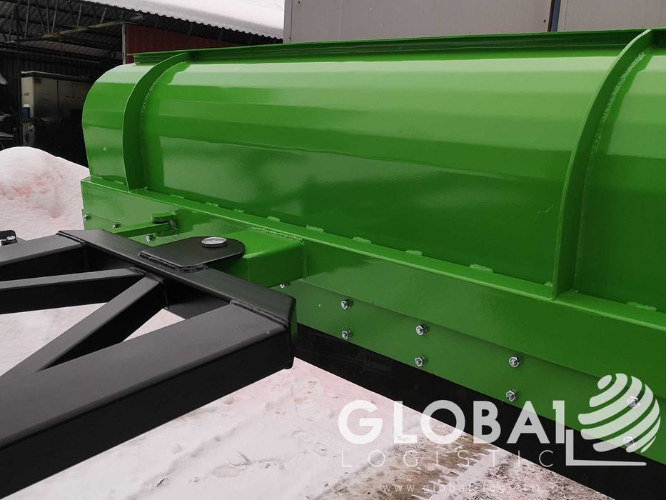 Pług odśnieżny stały 2500 mm do odśnieżania na widły do wózka, widlaka
