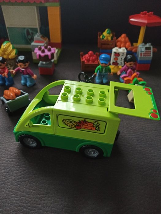 Lego duplo 5604 Supermarket kasa z dźwiękiem 5683 Warzywniak sklep