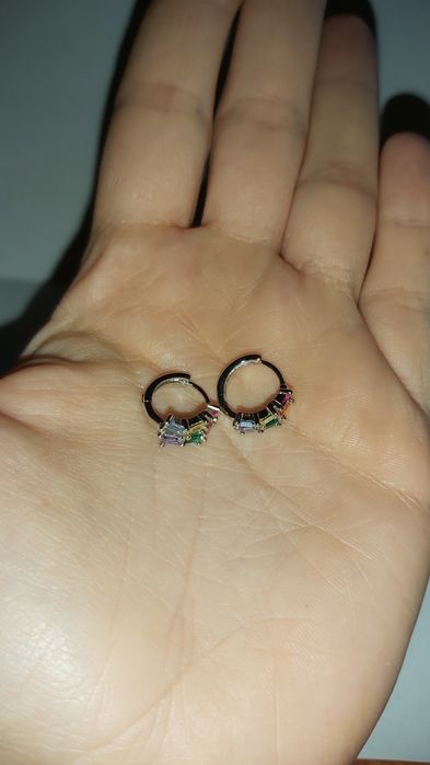 Kolczyki srebrne dla dziewczynki i kobiety