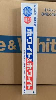 Японская зубная паста White & White (отбеливающая) с кальцием и фтором