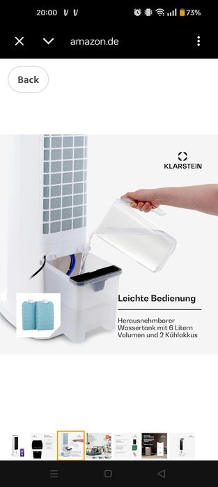 AC portátil, climatizador evaporativo com barras de gelo