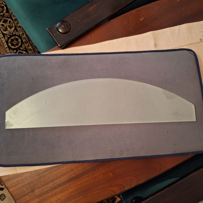 Полички скляні матові, нові, з кріпленням