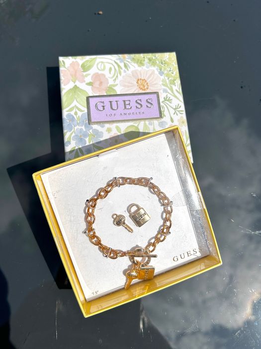 Guess komplet bransoletka + kolczyki