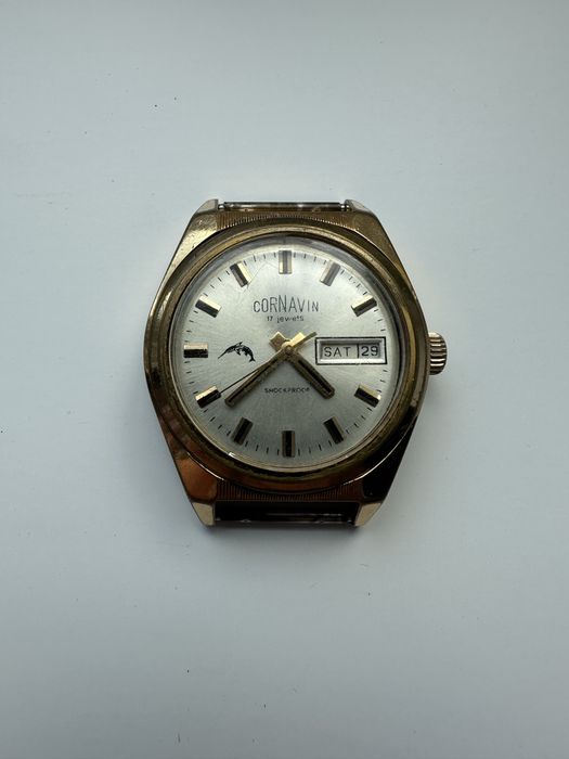 Годинник Cornavin 17 jewels 22k g.plated