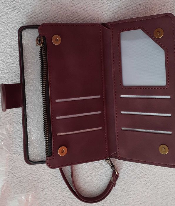 Etui Samsung S9 czerwone wino