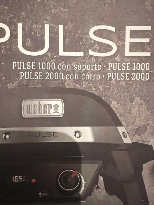 Barbecue Elétrico Weber Pulse 1000 – Como Novo