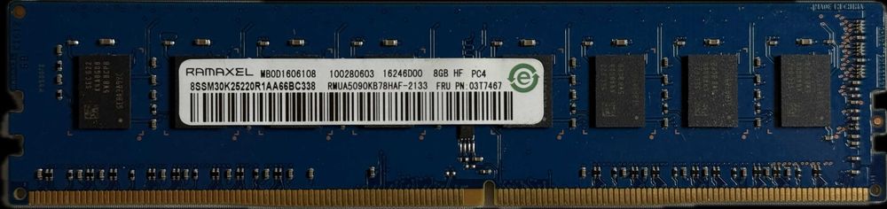 Pamięć RAM DDR4 Ramaxel 1x8GB 8GB 2133MHz