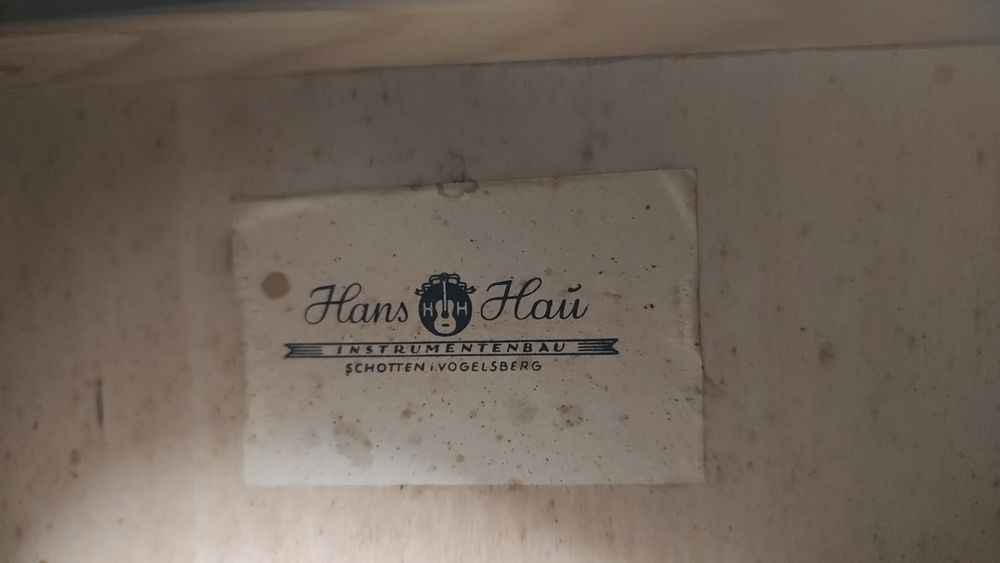 Gypsy jazz guitar Hans Hau Germany gitara akustyczna gitara lutnicza !