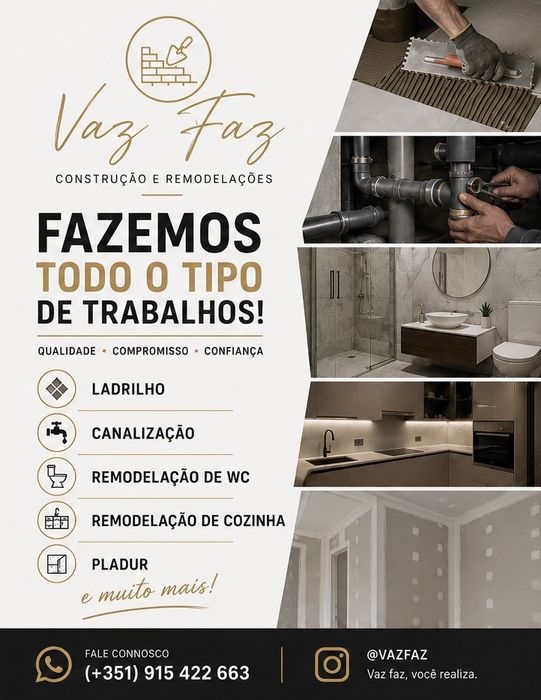 Pedreiro Profissional | Remodelações e Obras Margem Sul