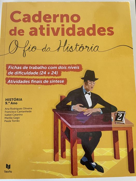 O fio da História- 9° caderno atividades, excelente estado
