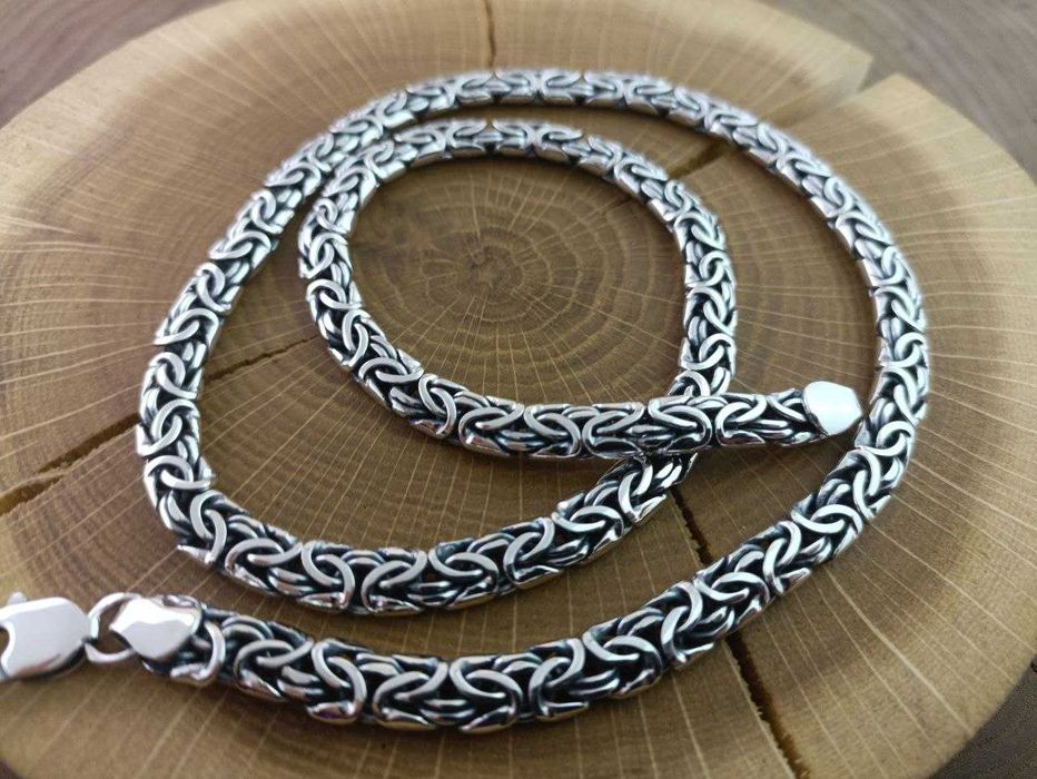 Серебряная цепочка Лисий Хвост, подвид Византии. Ланцюг срібний