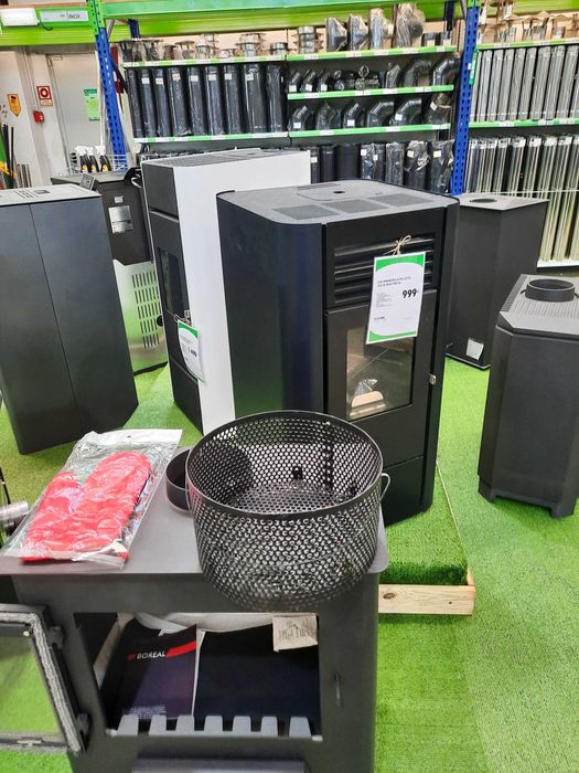 Queimador Pelletes Redondos para  Salamandras e Recuperadores de Calor