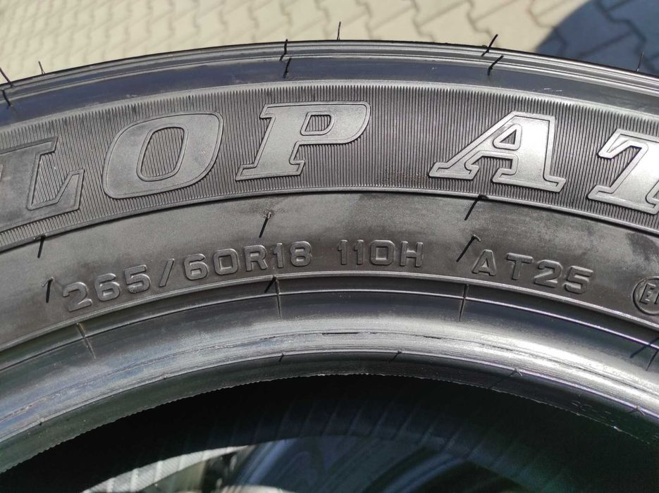 NOWE 4szt 265/60 R18 Dunlop Grandtrek AT25 terenowe OKAZJA WYSYŁKA