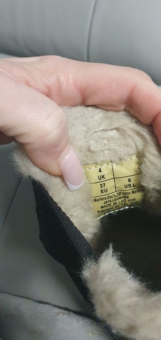 Botki ze skory ocieplane Dr.Martens 37