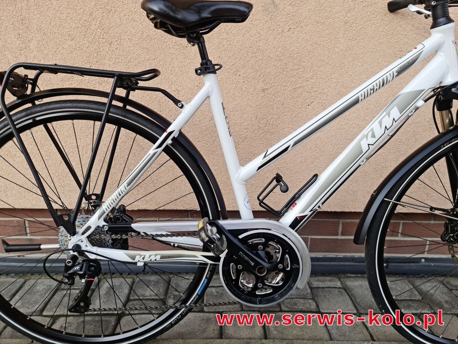 Rower damski damka CROSSOWY KTM koła 28 SHIMANO DEORE XT aluminium