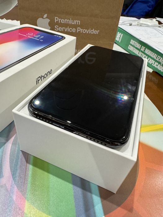 Iphone x 64gb com caixa