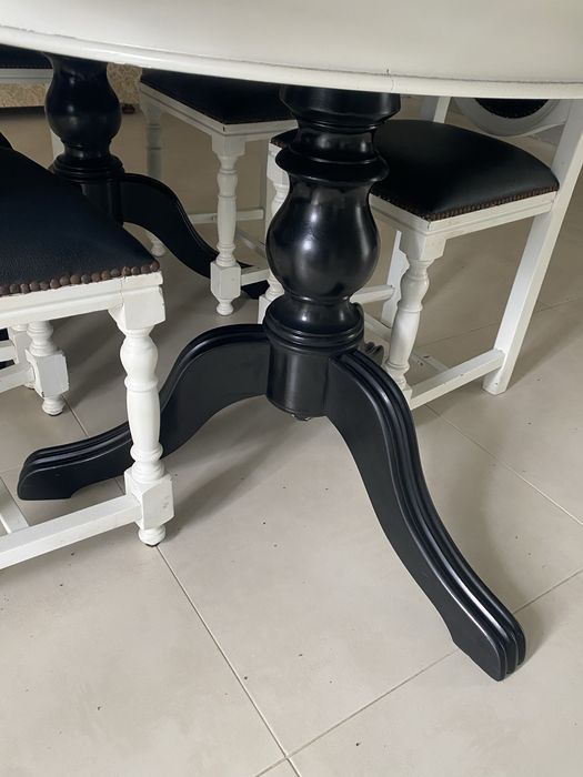 Mesa madeira restaurada