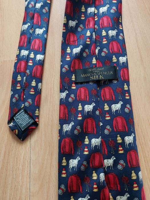 Jedwabny krawat Marks & spencer