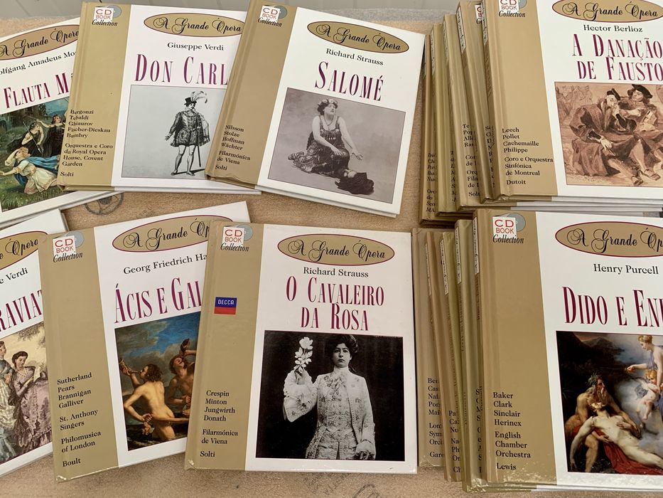 Colecão “A Grande Ópera” 16 CDs e Livros