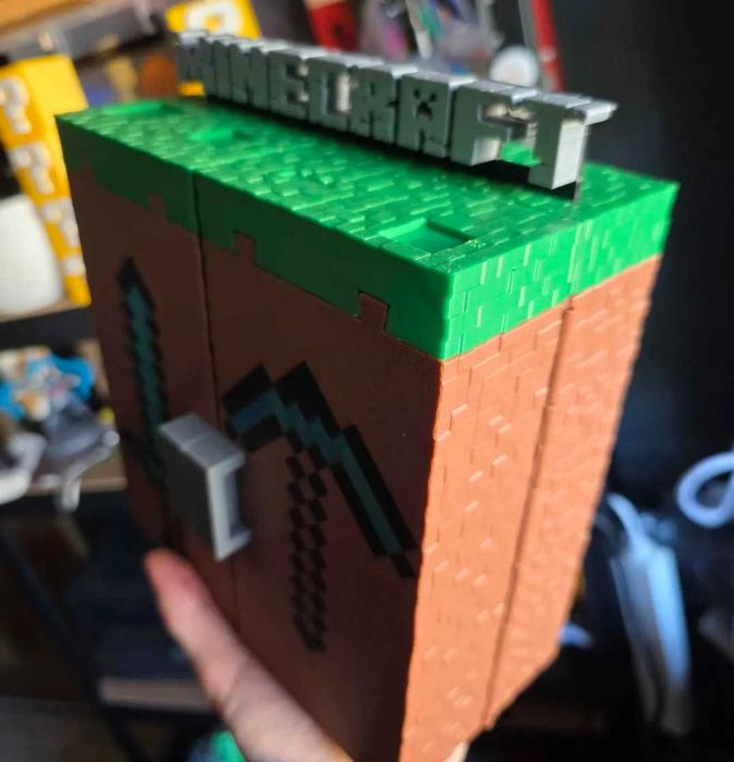Minecraft Kinder Joy Półka na Wszystkie Figurki Kolekcji Prezent