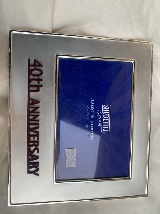 Na 40 rocznice srebrna ramka