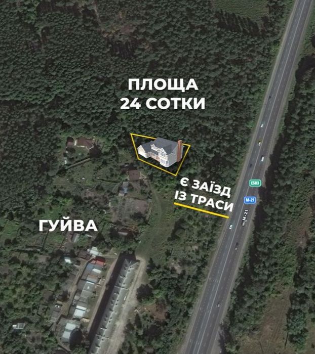 Продаж ділянки ГУЙВА від власника