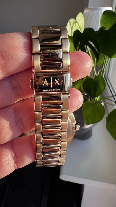 Złoty zegarek ARMANI EXCHANGE