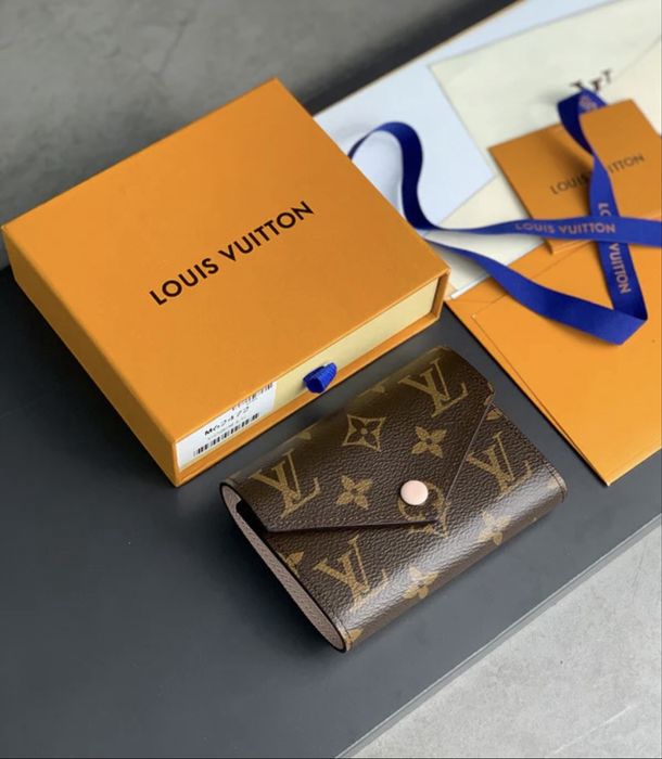 Portfel damski Louis Vuitton monogram pudrowy róż Victorine