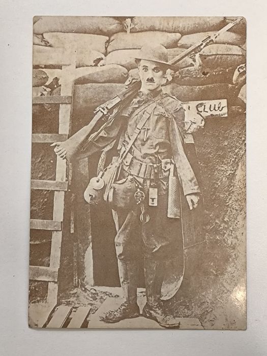 Postal Fotográfico Antigo – Charlie Chaplin (Charlot) | Cinema Mudo |